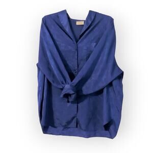 Lord & Taylor Blue Blouse SX 3XL EUC